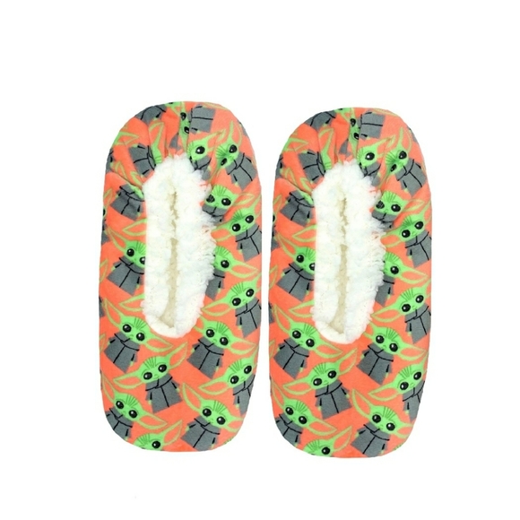 💖Star Wars Mandalorian Woman's Slipper Sock 2-Pack (One Size Fits Most) - Picture 2 of 12